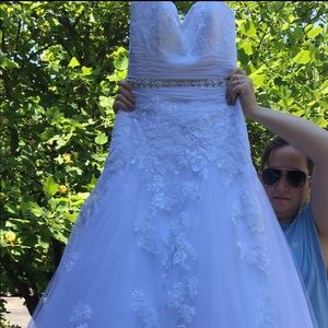 Wedding dress US size 8 Blue by Enzoani